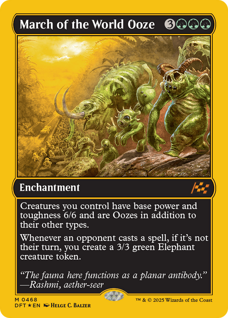 March of the World Ooze (First-Place Foil) [Aetherdrift] | Enigma On Main