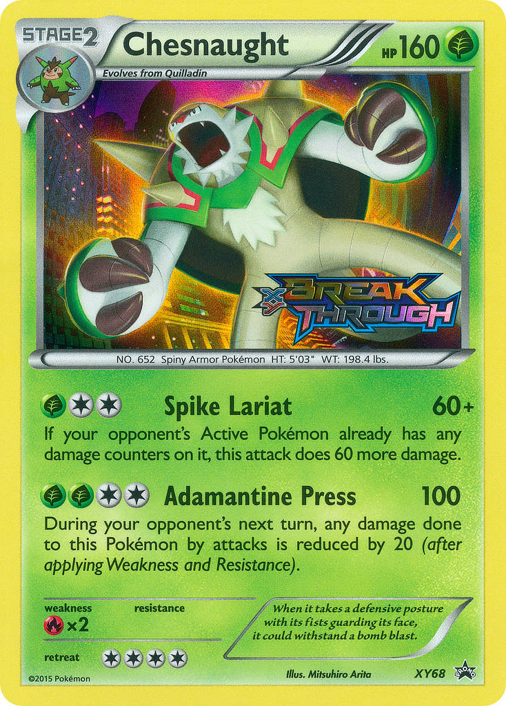 Chesnaught (XY68) [XY: Black Star Promos] | Enigma On Main