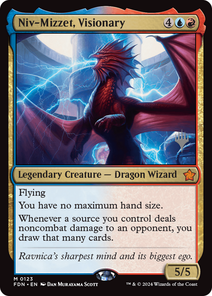 Niv-Mizzet, Visionary (Promo Pack) [Foundations Promos] | Enigma On Main