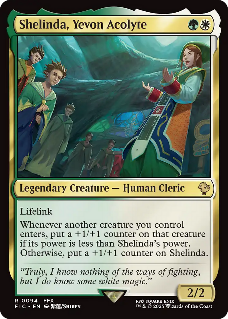 Shelinda, Yevon Acolyte [FINAL FANTASY Commander] | Enigma On Main