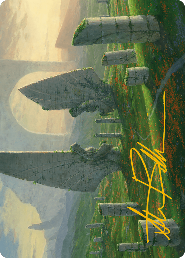 Monumental Henge Art Card (Gold-Stamped Signature) [Modern Horizons 3 Art Series] | Enigma On Main