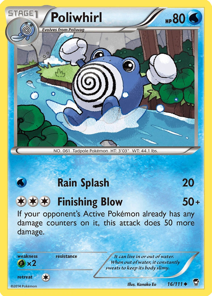 Poliwhirl (16/111) [XY: Furious Fists] | Enigma On Main