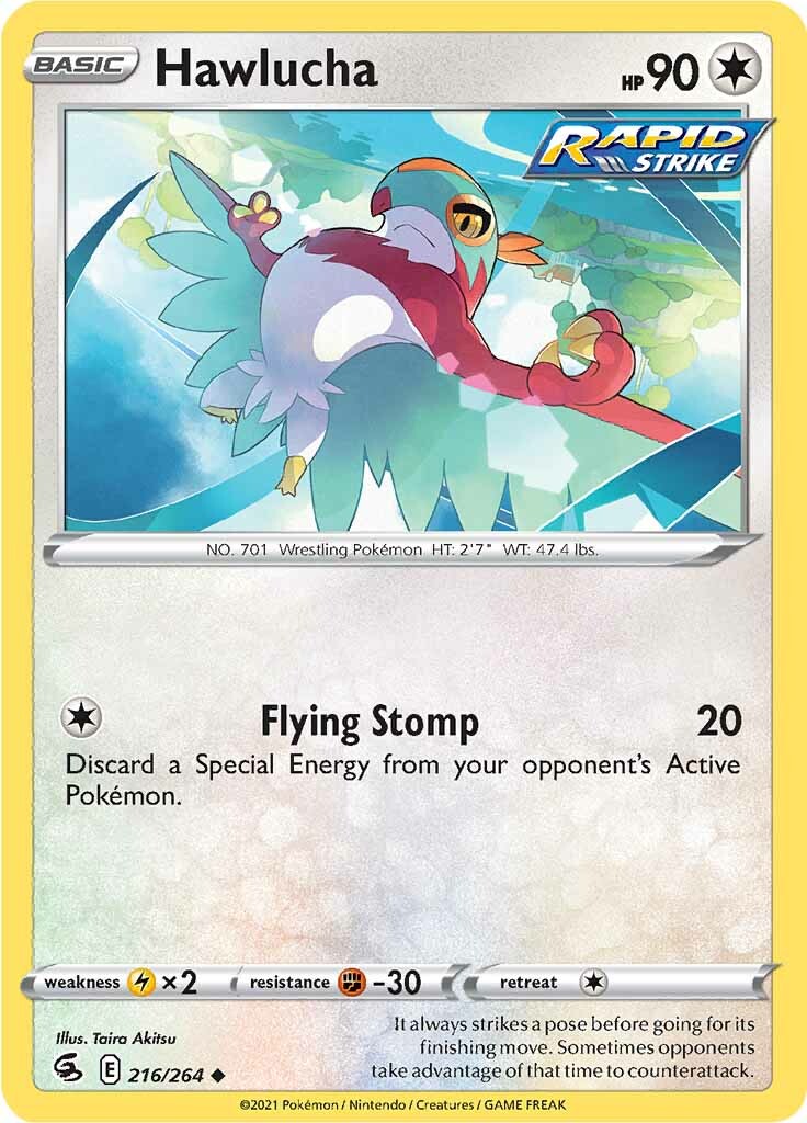 Hawlucha (216/264) [Sword & Shield: Fusion Strike] | Enigma On Main