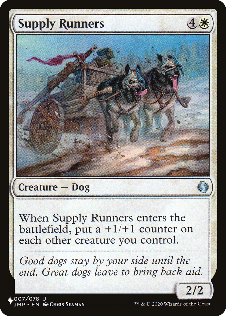 Supply Runners [The List Reprints] | Enigma On Main