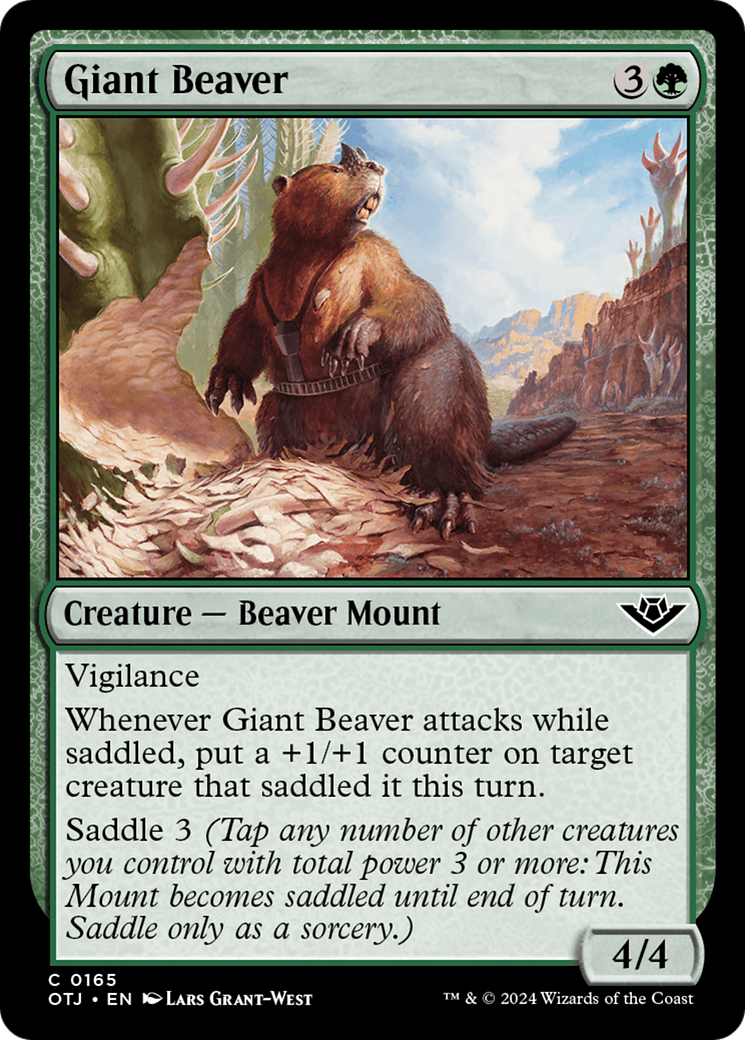 Giant Beaver [Outlaws of Thunder Junction] | Enigma On Main