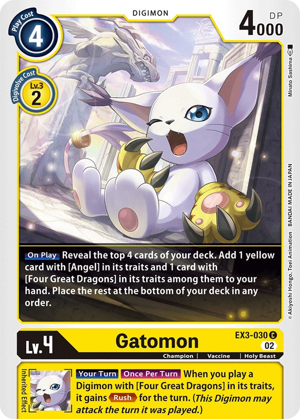 Gatomon [EX3-030] [Draconic Roar] | Enigma On Main