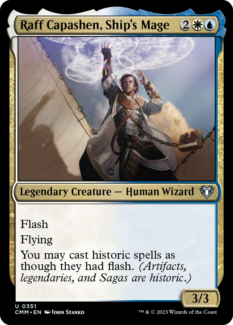 Raff Capashen, Ship's Mage [Commander Masters] | Enigma On Main