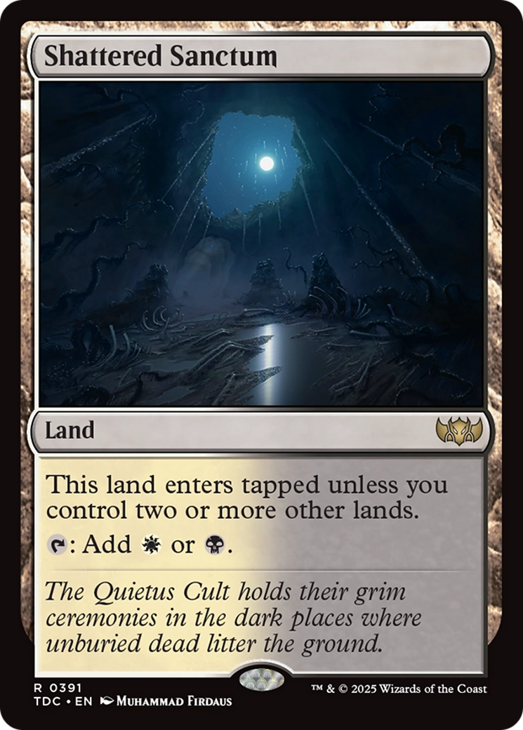 Shattered Sanctum [Tarkir: Dragonstorm Commander] | Enigma On Main