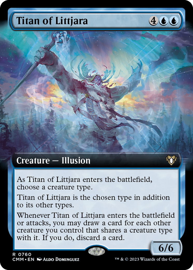Titan of Littjara (Extended Art) [Commander Masters] | Enigma On Main