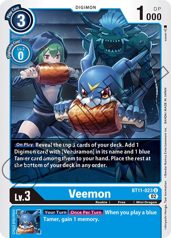 Veemon [BT11-023] [Dimensional Phase] | Enigma On Main