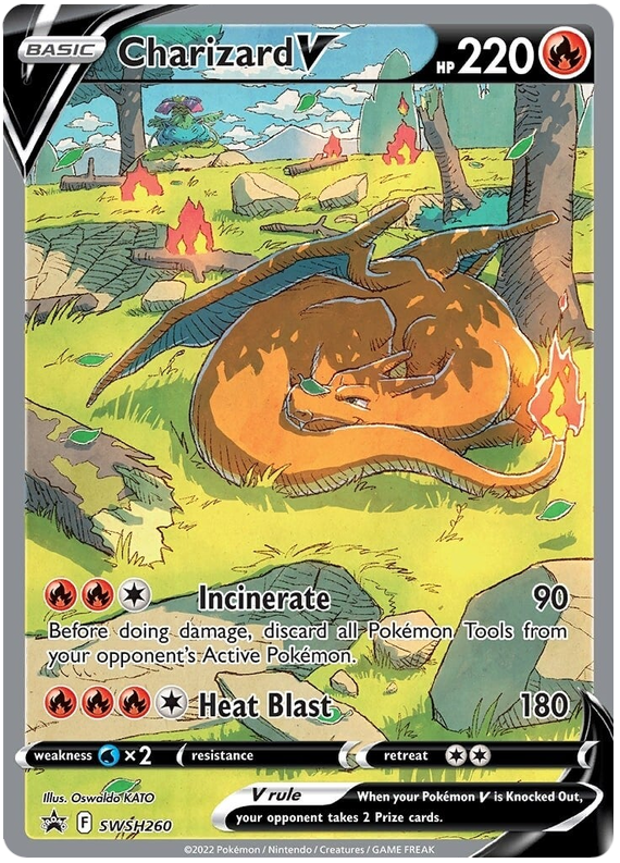 Charizard V (SWSH260) [Sword & Shield: Black Star Promos] | Enigma On Main