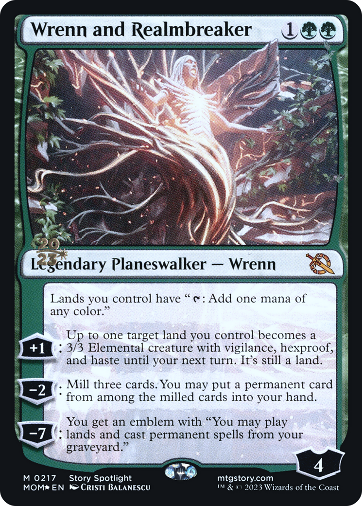 Wrenn and Realmbreaker [March of the Machine Prerelease Promos] | Enigma On Main