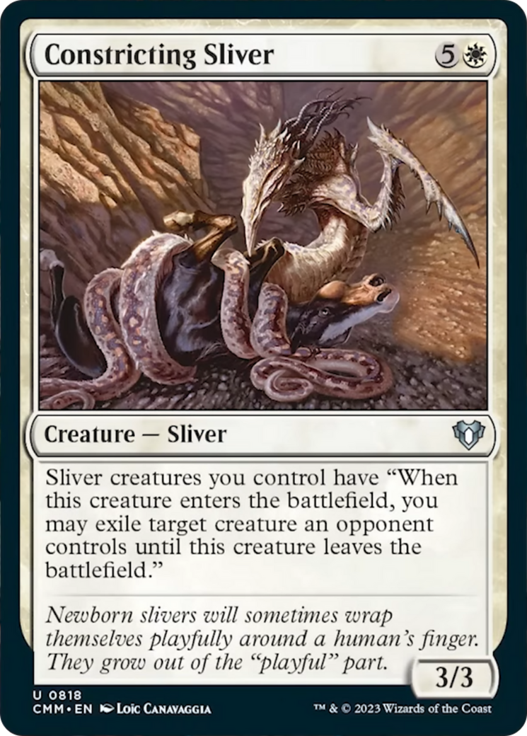 Constricting Sliver [Commander Masters] | Enigma On Main