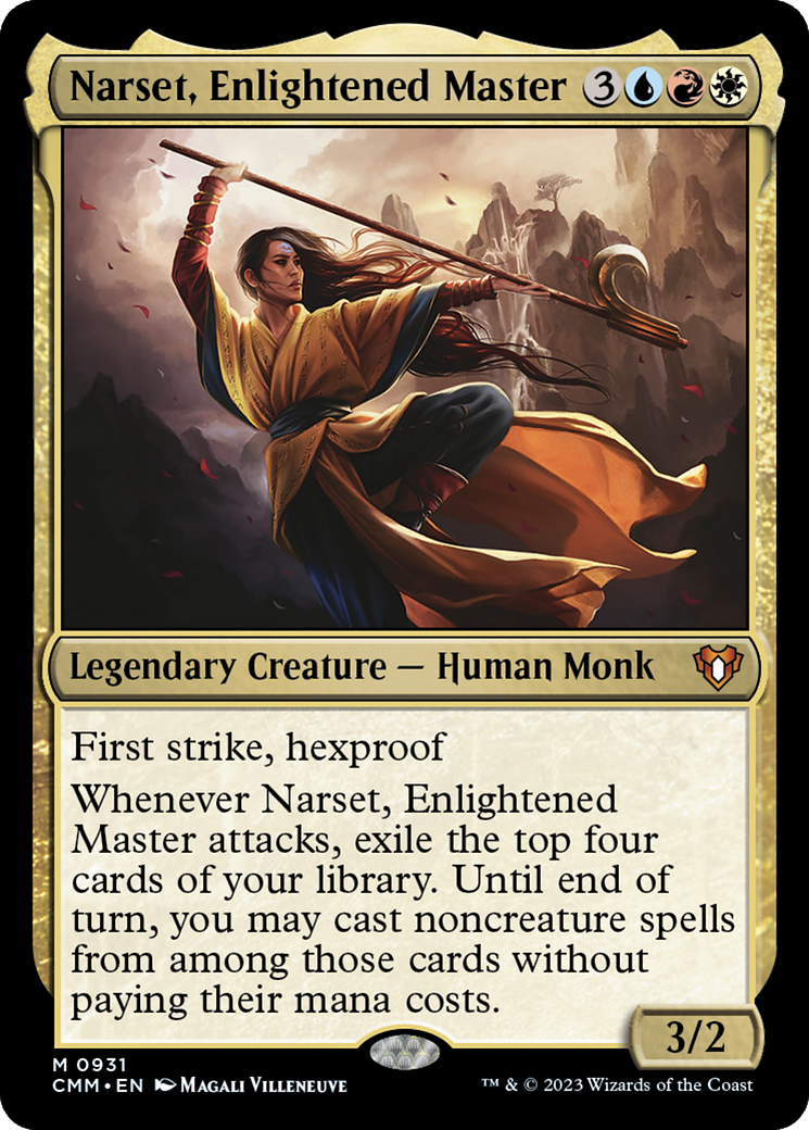 Narset, Enlightened Master [Commander Masters] | Enigma On Main