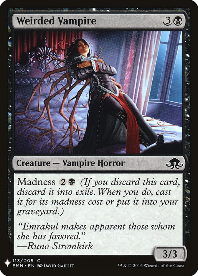 Weirded Vampire [Mystery Booster] | Enigma On Main