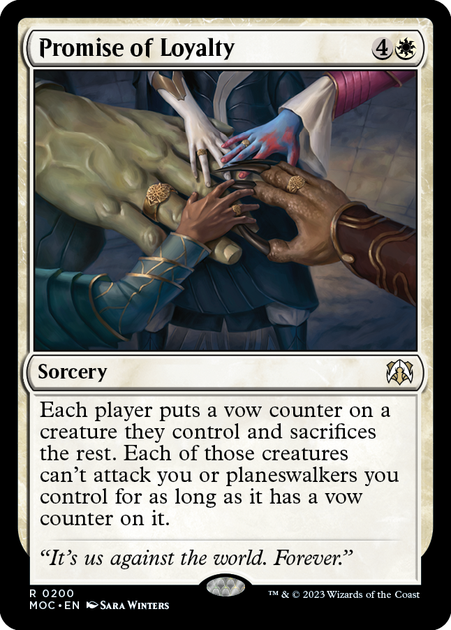 Promise of Loyalty [March of the Machine Commander] | Enigma On Main