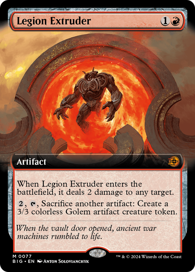 Legion Extruder (Extended Art) [Outlaws of Thunder Junction: The Big Score] | Enigma On Main