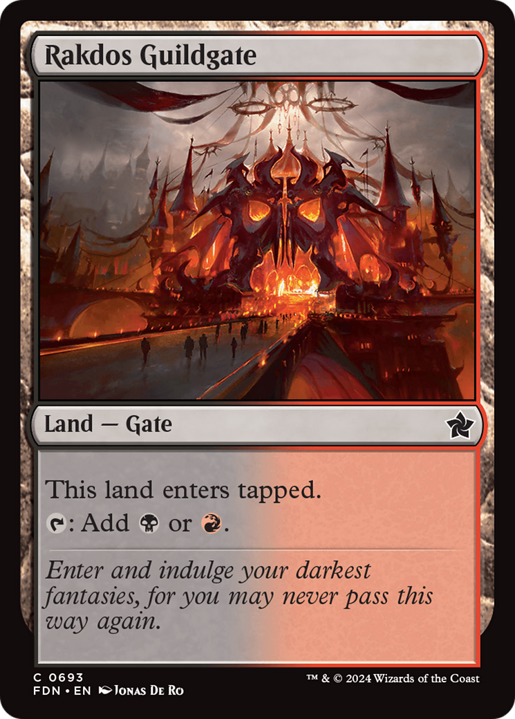 Rakdos Guildgate [Foundations] | Enigma On Main