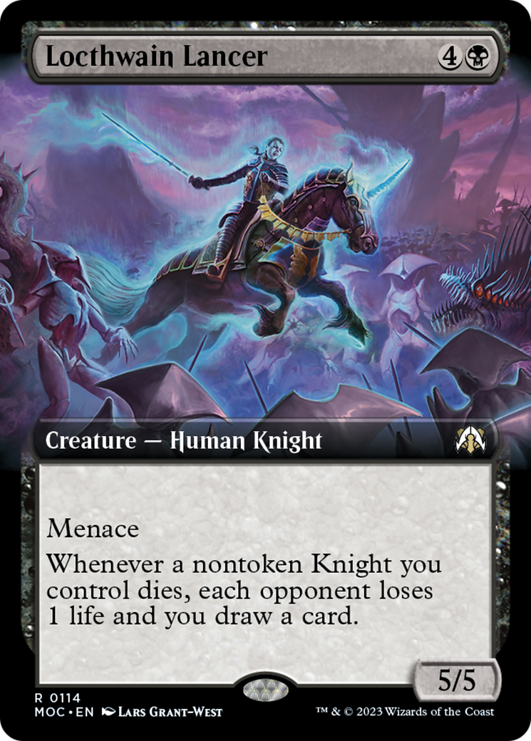 Locthwain Lancer (Extended Art) [March of the Machine Commander] | Enigma On Main