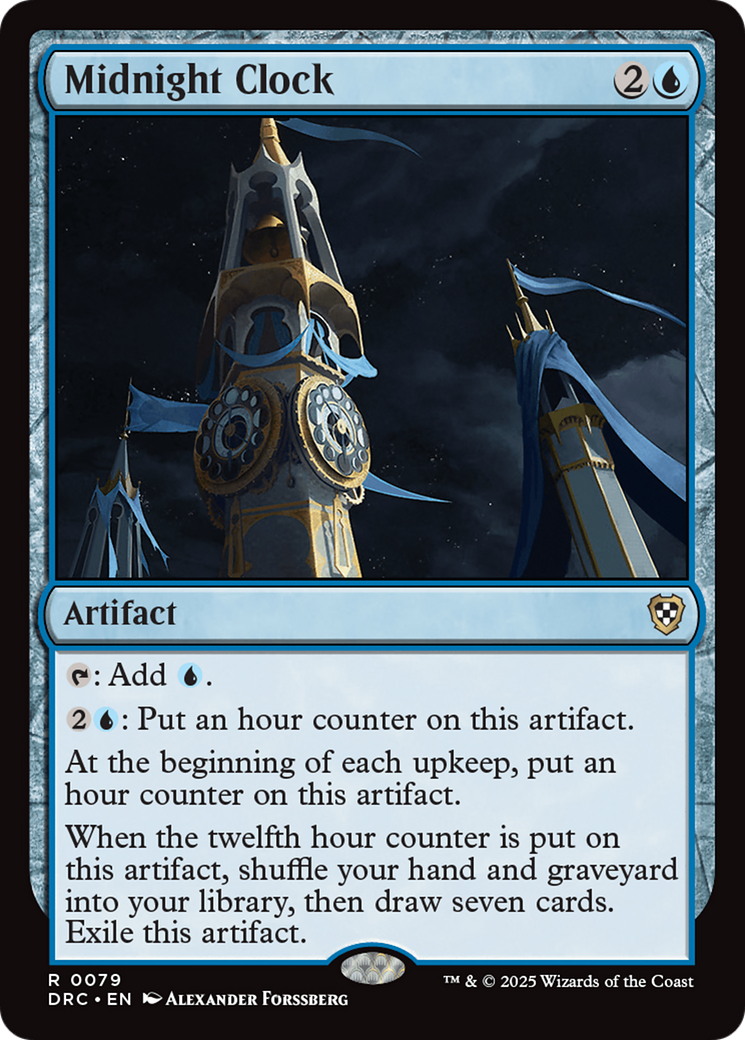 Midnight Clock [Aetherdrift Commander] | Enigma On Main