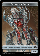 Servo // Phyrexian Golem Double-Sided Token [Modern Horizons 3 Tokens] | Enigma On Main