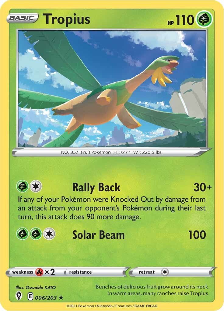 Tropius (006/203) [Sword & Shield: Evolving Skies] | Enigma On Main