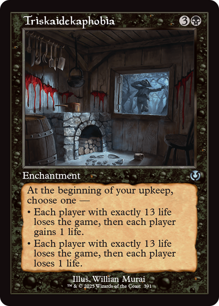 Triskaidekaphobia (Retro Frame) [Innistrad Remastered] | Enigma On Main