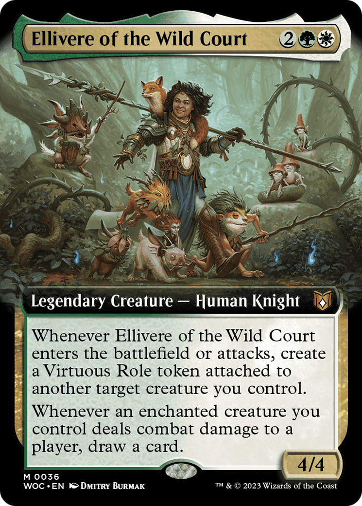 Ellivere of the Wild Court (Extended Art) [Wilds of Eldraine Commander] | Enigma On Main