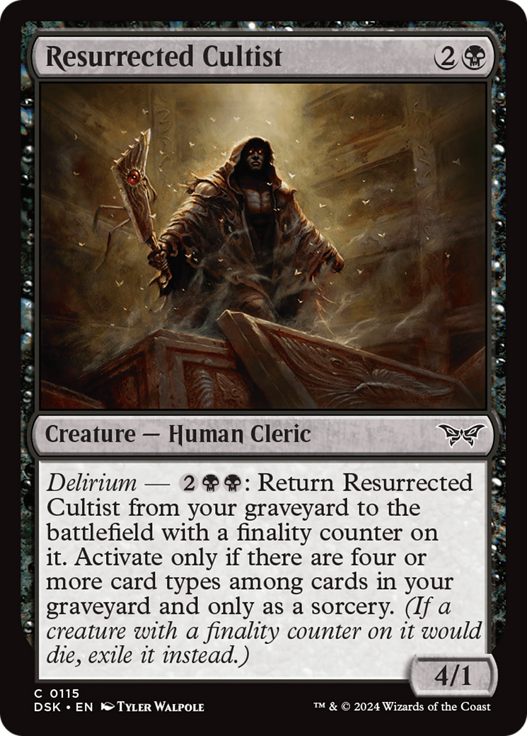 Resurrected Cultist [Duskmourn: House of Horror] | Enigma On Main