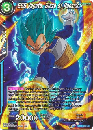 SSB Vegeta, Blaze of Passion (BT10-040) [Rise of the Unison Warrior 2nd Edition] | Enigma On Main