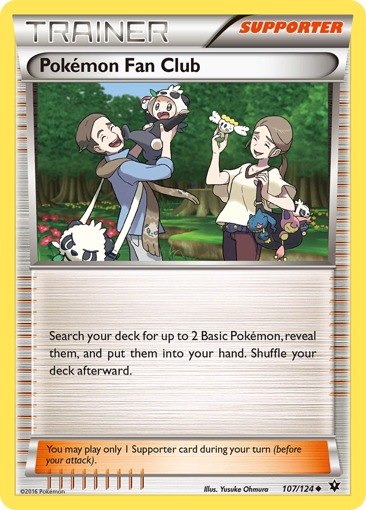 Pokemon Fan Club (107/124) [XY: Fates Collide] | Enigma On Main