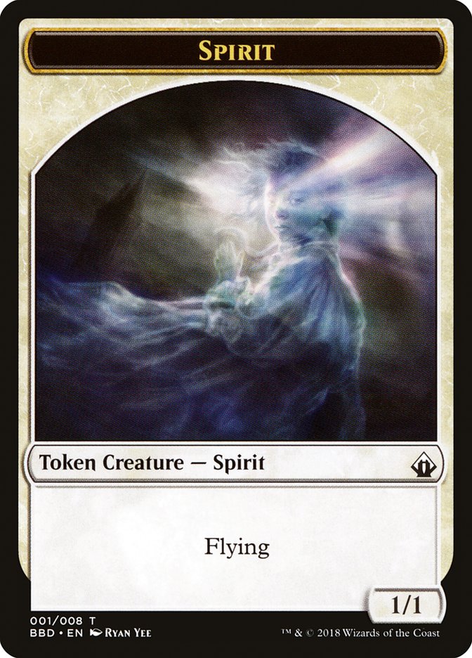 Spirit Token [Battlebond Tokens] | Enigma On Main