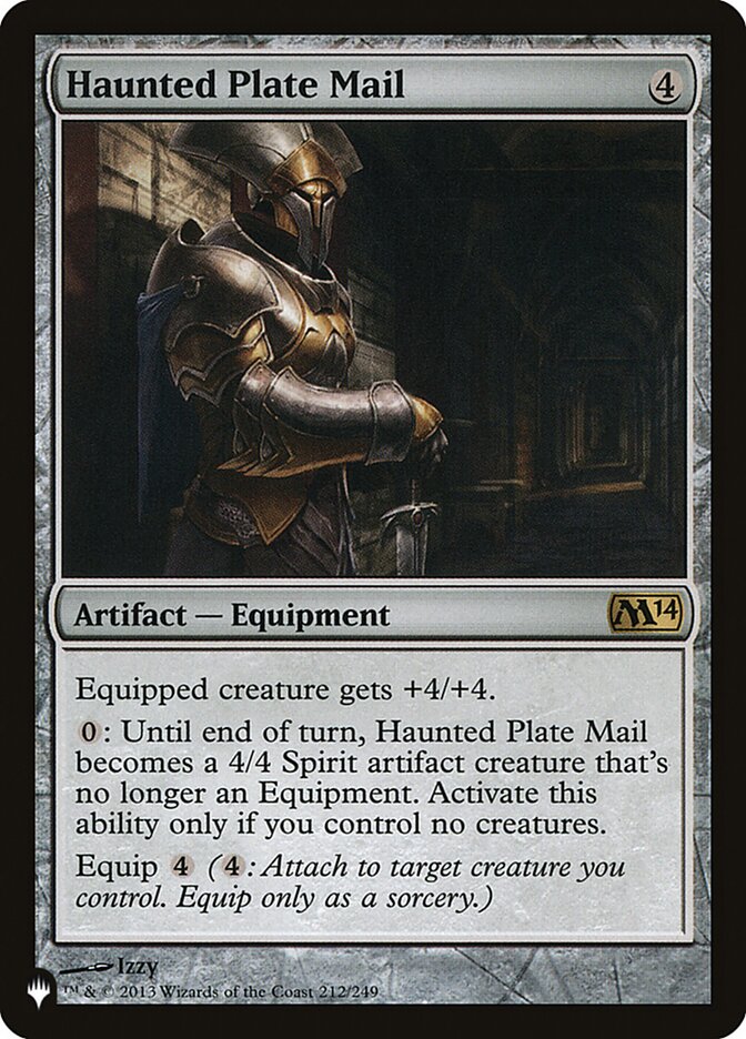 Haunted Plate Mail [The List] | Enigma On Main