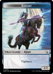 Assassin // Knight (10) Double-Sided Token [March of the Machine Commander Tokens] | Enigma On Main