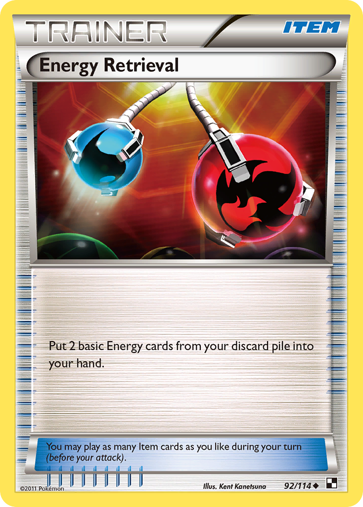 Energy Retrieval (92/114) [Black & White: Base Set] | Enigma On Main