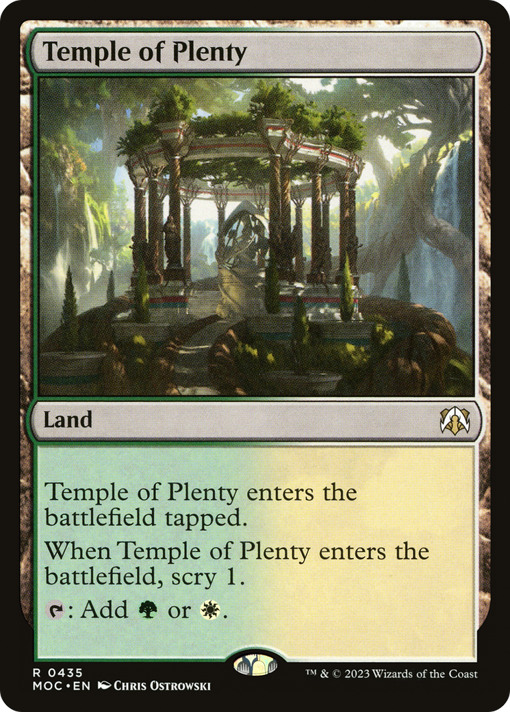Temple of Plenty [March of the Machine Commander] | Enigma On Main