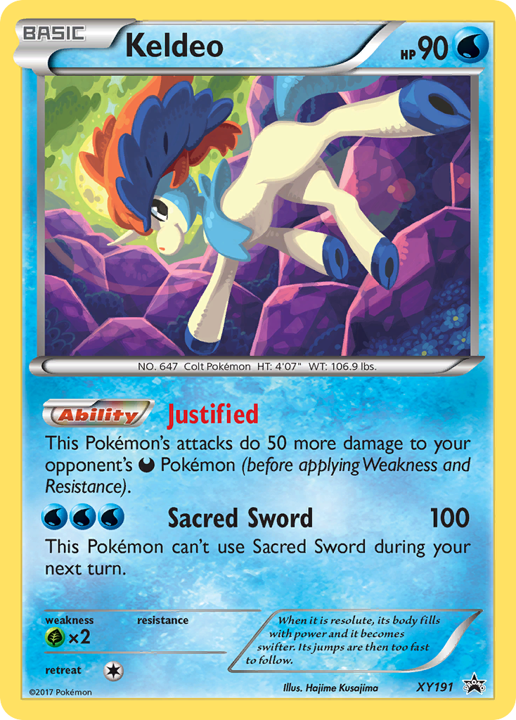 Keldeo (XY191) [XY: Black Star Promos] | Enigma On Main