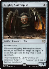 Giggling Skitterspike (Extended Art) [Duskmourn: House of Horror Commander] | Enigma On Main