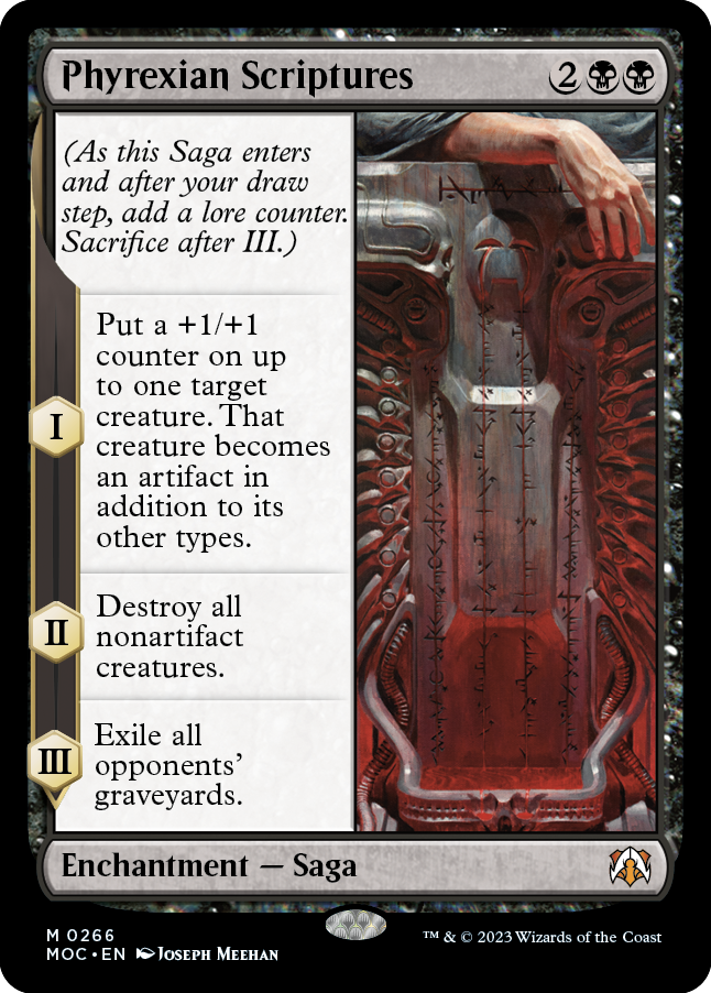 Phyrexian Scriptures [March of the Machine Commander] | Enigma On Main