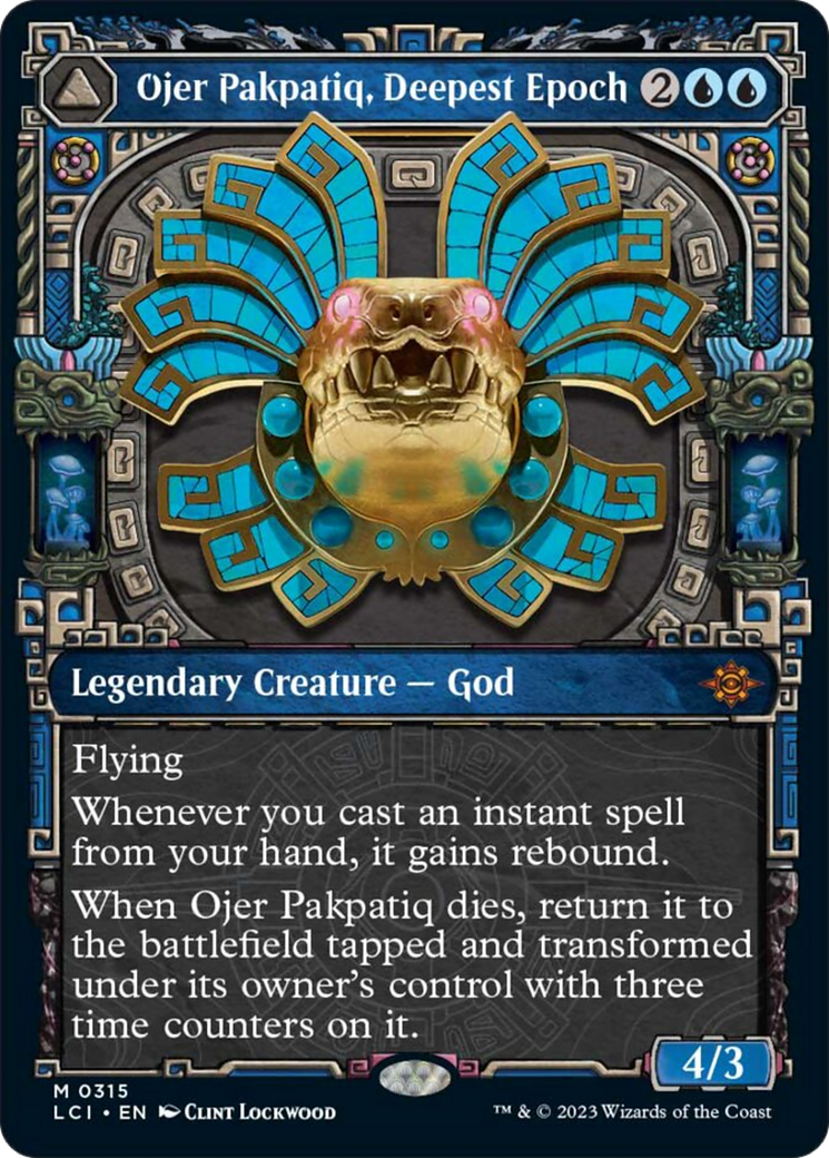 Ojer Pakpatiq, Deepest Epoch // Temple of Cyclical Time (Showcase) [The Lost Caverns of Ixalan] | Enigma On Main