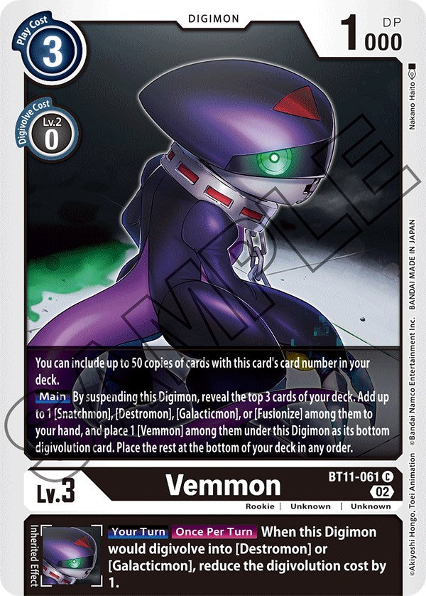 Vemmon [BT11-061] [Dimensional Phase] | Enigma On Main