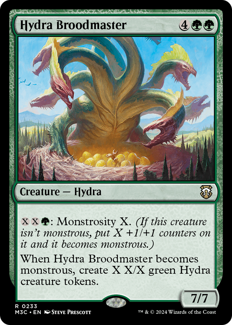 Hydra Broodmaster (Ripple Foil) [Modern Horizons 3 Commander] | Enigma On Main