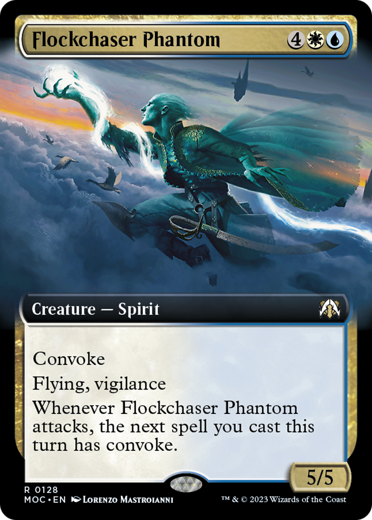 Flockchaser Phantom (Extended Art) [March of the Machine Commander] | Enigma On Main