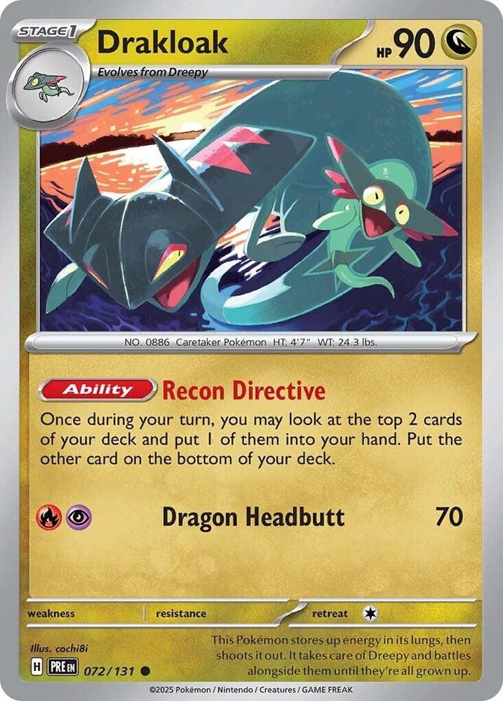 Drakloak (072/131) [Scarlet & Violet: Prismatic Evolutions] | Enigma On Main