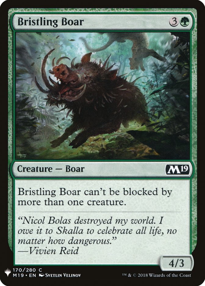 Bristling Boar [Mystery Booster] | Enigma On Main