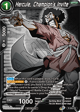 Hercule, Champion's Invite (P-332) [Tournament Promotion Cards] | Enigma On Main