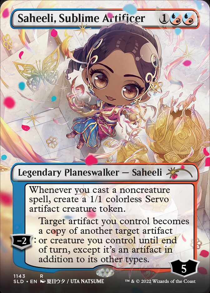 Saheeli, Sublime Artificer (Borderless) [Secret Lair Drop Series] | Enigma On Main