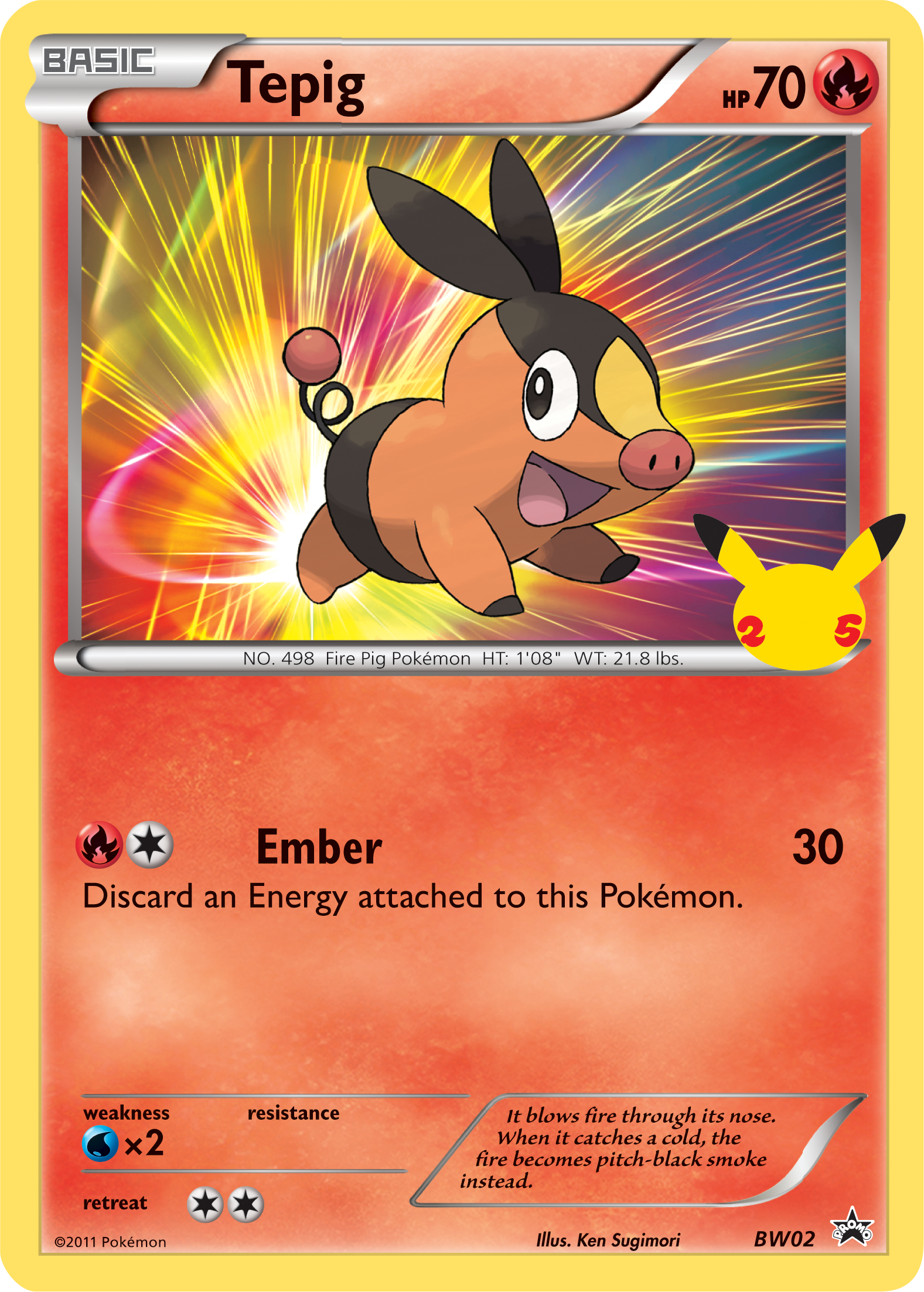 Tepig (BW02) (Jumbo Card) [First Partner Pack] | Enigma On Main