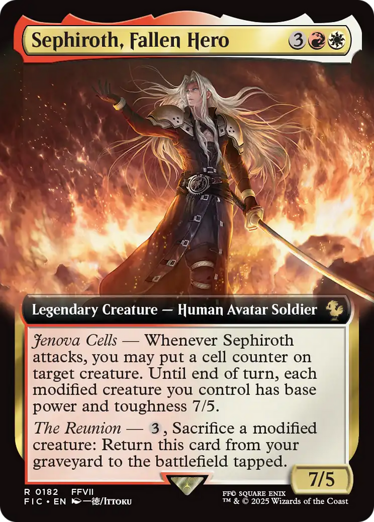 Sephiroth, Fallen Hero (Extended Art) [FINAL FANTASY Commander] | Enigma On Main