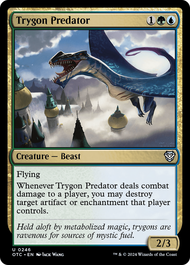 Trygon Predator [Outlaws of Thunder Junction Commander] | Enigma On Main